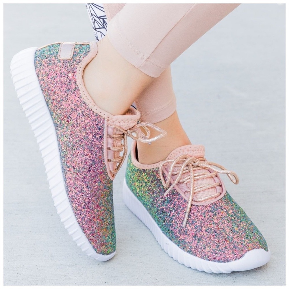 MERMAID | Glitter lightweight sneakers